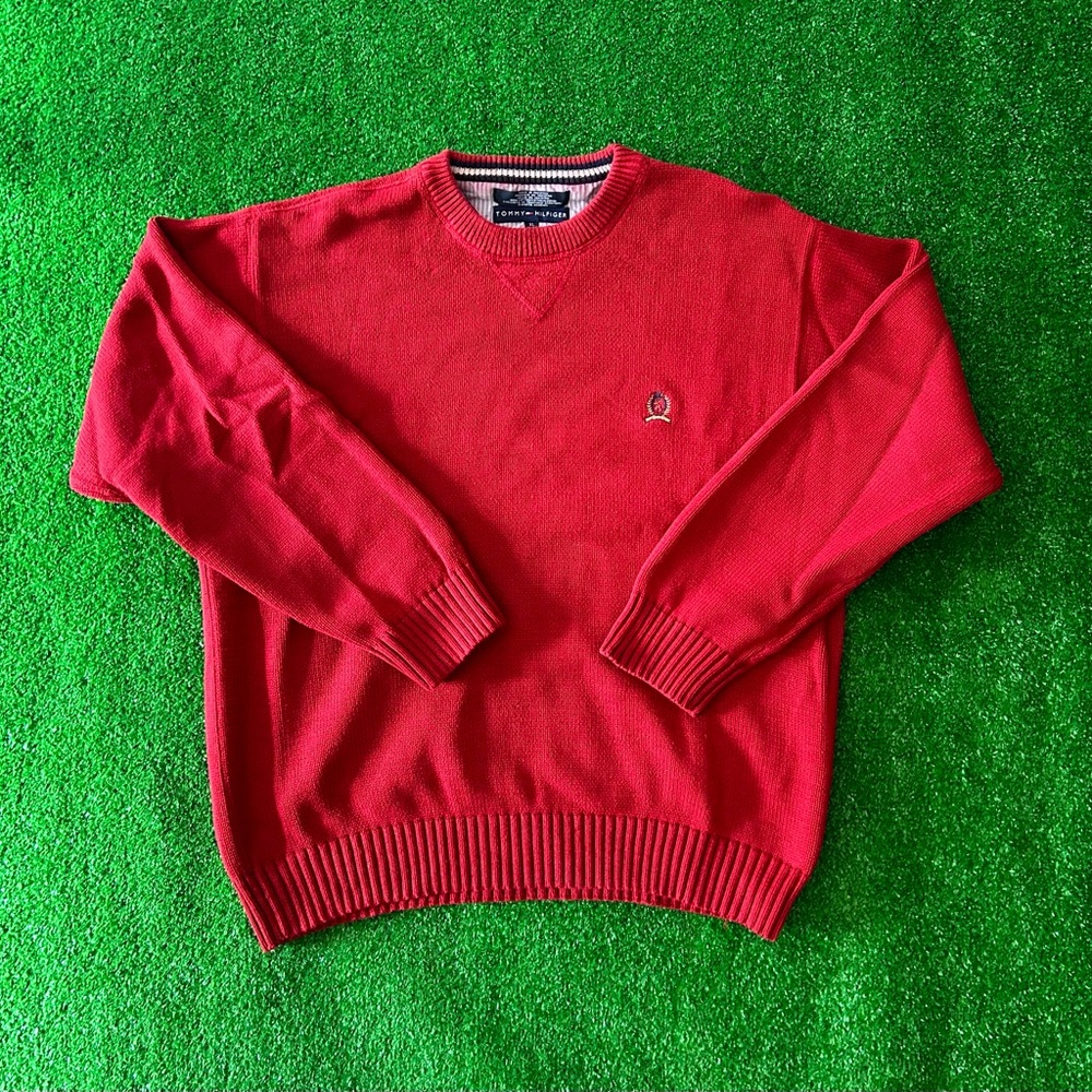 Tommy Hilfiger Crewneck Red Sweater